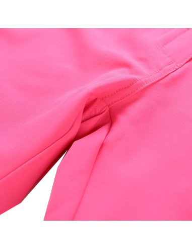 Women's performance softshell shorts COLA neon knockout pink