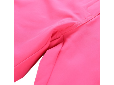 Women's performance softshell shorts COLA neon knockout pink