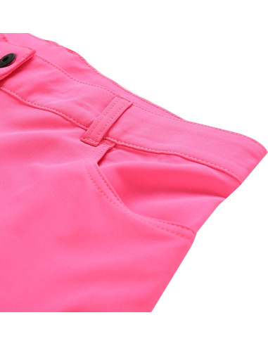 Women's performance softshell shorts COLA neon knockout pink