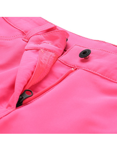 Women's performance softshell shorts COLA neon knockout pink