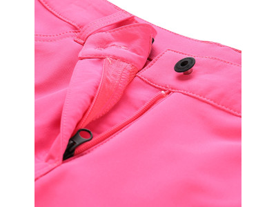 Women's performance softshell shorts COLA neon knockout pink