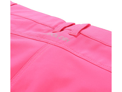 Women's performance softshell shorts COLA neon knockout pink
