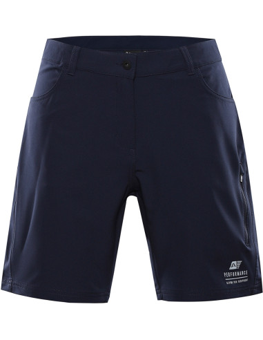 Women's performance softshell shorts COLA mood indigo