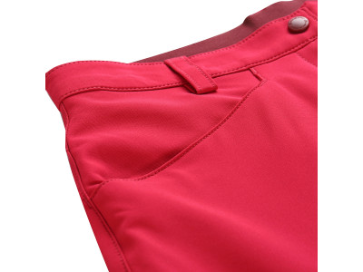 Sieviešu pārgājienu softshell kapri WEDERA sarkanīgs