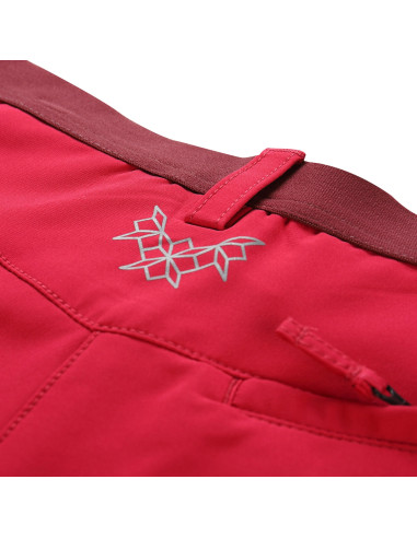 Sieviešu pārgājienu softshell kapri WEDERA sarkanīgs