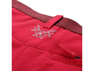Sieviešu pārgājienu softshell kapri WEDERA sarkanīgs