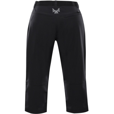 Sieviešu pārgājienu softshell kapri WEDERA melns 2