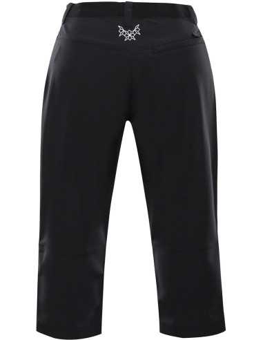 Sieviešu pārgājienu softshell kapri WEDERA melns