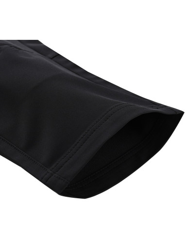 Women's outdoor softshell capri WEDERA black