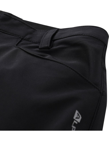 Women's outdoor softshell capri WEDERA black