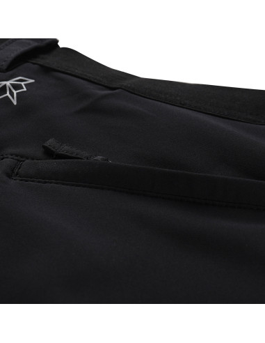 Sieviešu pārgājienu softshell kapri WEDERA melns