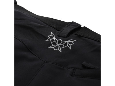 Women's outdoor softshell capri WEDERA black