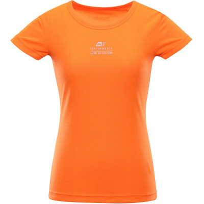 Women's performance T-shirt BASIKA neon shocking orange