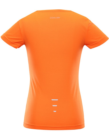 Women's performance T-shirt BASIKA neon shocking orange