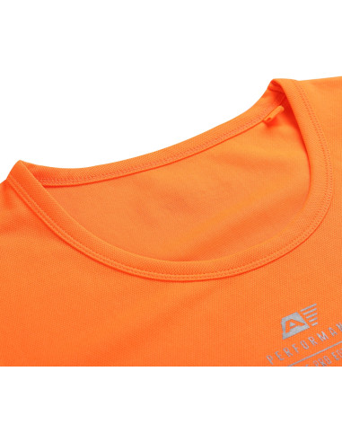 Women's performance T-shirt BASIKA neon shocking orange