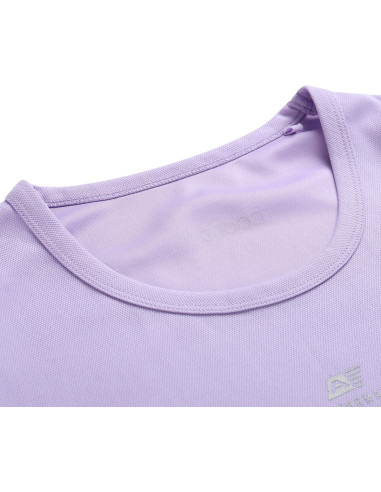 Women's performance T-shirt BASIKA pastel lilac