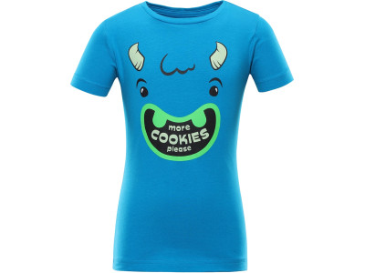 Kid´s casual T-shirt OSTEWO neon atomic blue