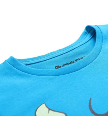 Kid´s casual T-shirt OSTEWO neon atomic blue