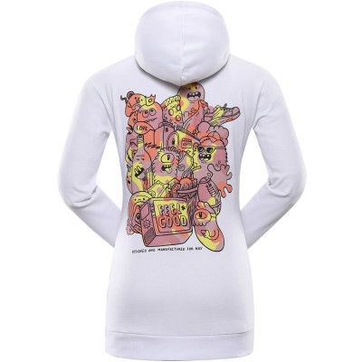 Women's casual sweatshirt UKIMA white 2