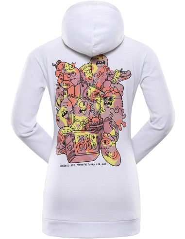 Women's casual sweatshirt UKIMA white