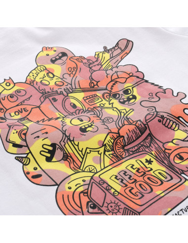 Women's casual sweatshirt UKIMA white