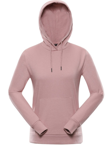 Women's casual sweatshirt QEDA pale mauve