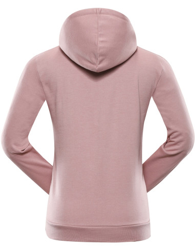 Women's casual sweatshirt QEDA pale mauve