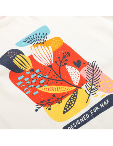 Women's casual T-shirt ZSAFA creme