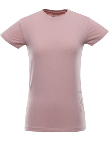 Women's casual T-shirt ZSAFA pale mauve