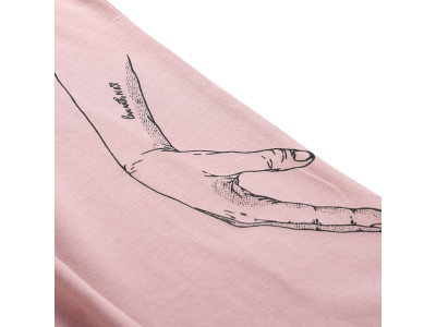 Women's casual T-shirt ZSAFA pale mauve