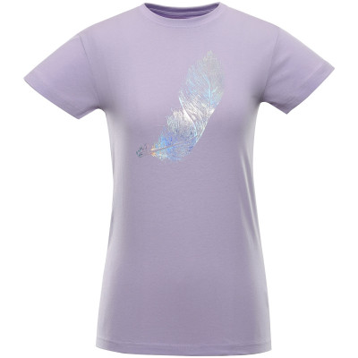 Women's casual T-shirt ZSAFA pastel lilac