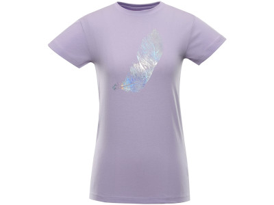 Women's casual T-shirt ZSAFA pastel lilac