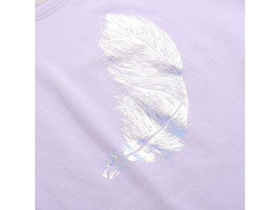 Women's casual T-shirt ZSAFA pastel lilac