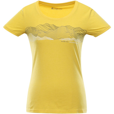 Women's outdoor T-shirt DAFOTA sulphur