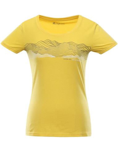 Women's outdoor T-shirt DAFOTA sulphur