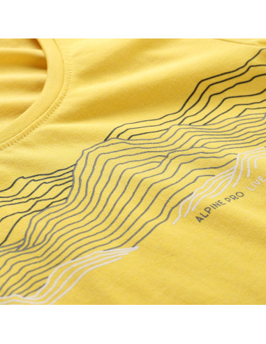 Women's outdoor T-shirt DAFOTA sulphur