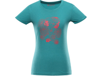 Women's outdoor T-shirt DRABA porcelain green
