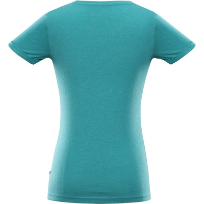 Women's outdoor T-shirt DRABA porcelain green 2