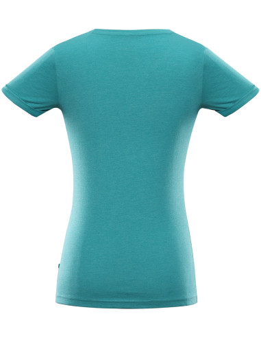 Women's outdoor T-shirt DRABA porcelain green