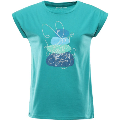 Women's outdoor T-shirt OKINA porcelain green