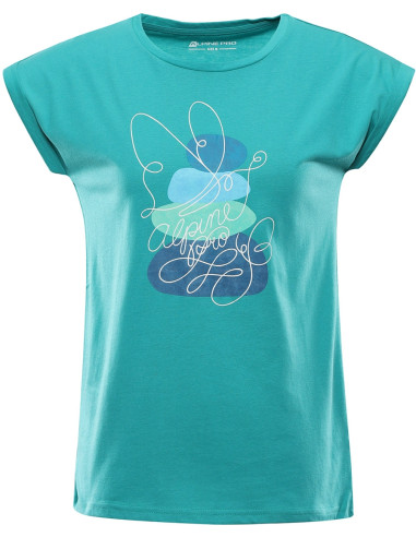 Women's outdoor T-shirt OKINA porcelain green