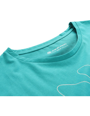 Women's outdoor T-shirt OKINA porcelain green