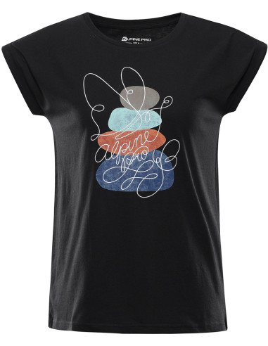 Women's outdoor T-shirt OKINA black