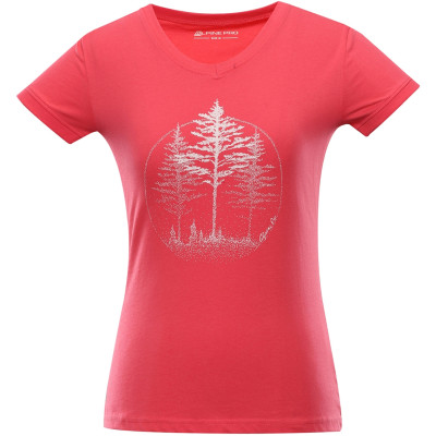 Women's outdoor T-shirt NATURA rouge red