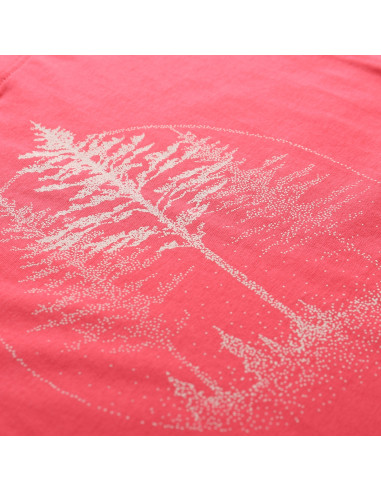 Women's outdoor T-shirt NATURA rouge red