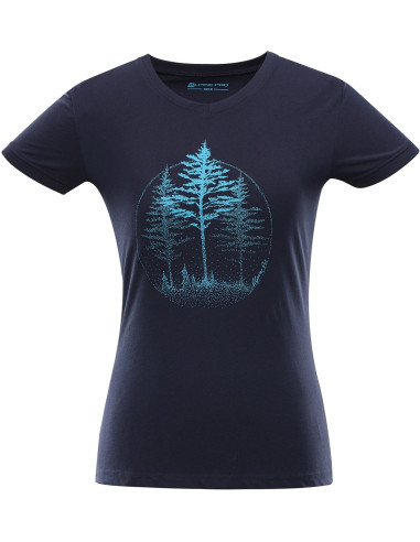 Women's outdoor T-shirt NATURA mood indigo