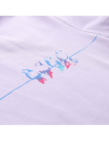 Women's casual T-shirt CELGA pastel lilac