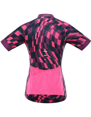 Women's performance cyclo T-shirt SAGENA neon knockout pink