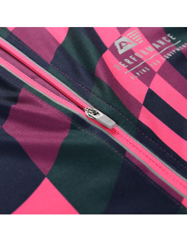 Women's performance cyclo T-shirt SAGENA neon knockout pink