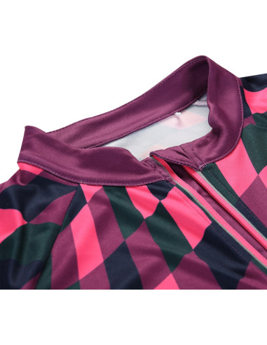 Women's performance cyclo T-shirt SAGENA neon knockout pink